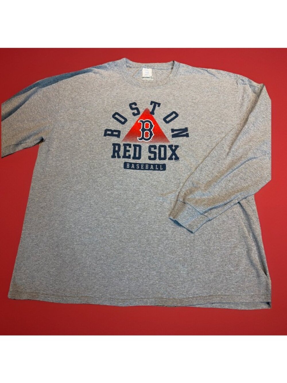 VTG Boston Red Sox Tee Shirt Mens 2XL Gray Genuine Merchandise Baseball